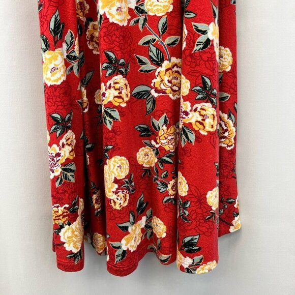 Hippie Rose Womens A Line Dress Multicolor Floral Stretch Sleeveless XS - Picture 7 of 11